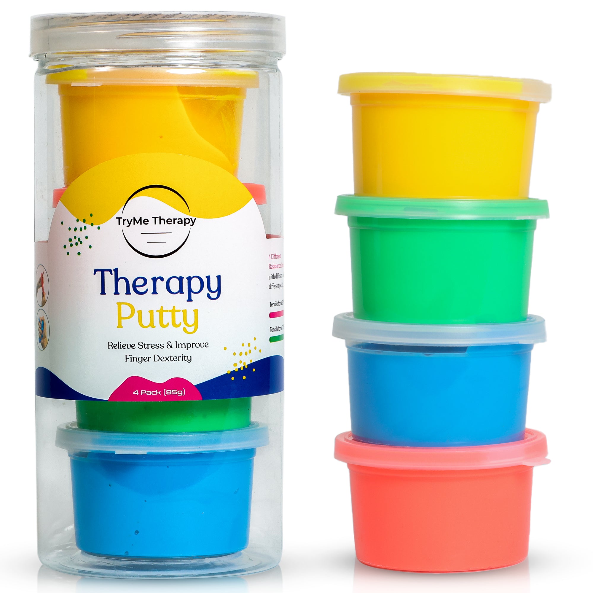 TryMe Therapy Putty for Adults and Kids Hand Equipment Occupational